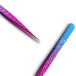 Pince Précision Bicolore pour Broderie Diamant – Effet écaille