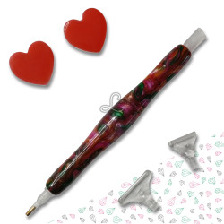 Stylet broderie diamant Nacré – embouts multiples inclus