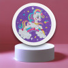 Kit enfant – Broderie diamant "Licorne Nuage Magique