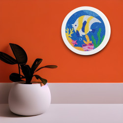 Kit enfant – Broderie diamant "Poisson-Ange Tropical"