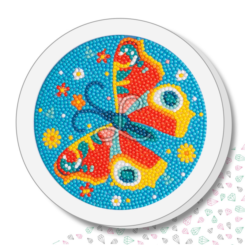 Kit enfant – Broderie diamant "Papillon Arc-en-Ciel" Kit enfant – Broderie diamant "Papillon Arc-en-Ciel"