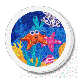 Kit enfant – Broderie diamant "Étoile de Mer Surprise"