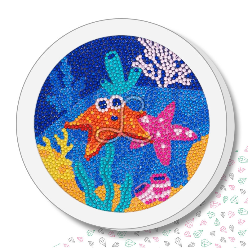 Kit enfant – Broderie diamant "Étoile de Mer Surprise"