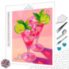 Diamond Painting Cocktails Roses au Citron Vert Premium