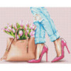 Diamond Painting Escarpins Roses et Sac Fleuri | Lé-Li
