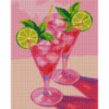 Diamond Painting Cocktails Roses au Citron Vert | Lé-Li