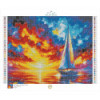Voilier aux Couleurs du Ciel - Premium Broderie Diamant