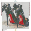 Escarpins chic noirs – Diamond Painting glamour