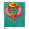 Diamond Painting Femme sur Bouée Rose | Lé-Li