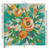 Bouquet orange pastel – Diamond Painting fleuri