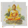 Bouddha doré méditation – Diamond Painting zen