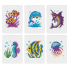 Mini-Collection "Mer et Océan en Pixels" – 6 toiles de diamond painting