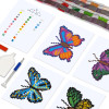 Mini-Collection "Envolée de Papillons Pixel Art" – 6 toiles de diamond painting