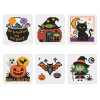 Mini-Collection "Magie d’Halloween en Pixels" – 6 toiles de diamond painting