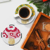 Sous-verres champignons en diamond painting DIY