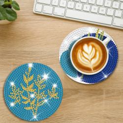 Sous-verres océan en diamond painting DIY