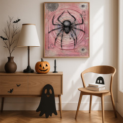 Diamond Painting Araignée Noire Halloween | Lé-Li