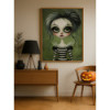 Diamond Painting Fillette Gothique aux Yeux Verts | Lé-Li