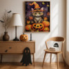 Diamond Painting Chat-Loween – Chat sur citrouille
