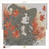 Diamond painting – La Sorcière d’Automne