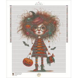 Diamond Painting Miss Chapo’Tordu 🎃 – Halloween enfantin