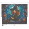 Diamond Painting Sorcière sur Balançoire Halloween | Lé-Li