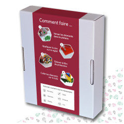 Mini kit Noël – Broderie diamant festive | Lé-Li