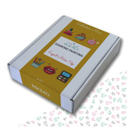 Mini kit Maquillage – Broderie diamant glamour | Lé-Li