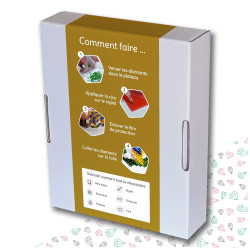 Mini kit Maquillage – Broderie diamant glamour | Lé-Li