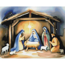Diamond Painting Lumière de la Nativité ✨ Diamants AB