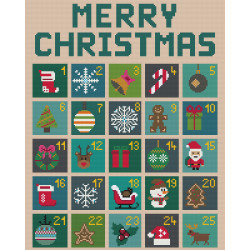 Diamond Painting Calendrier de l’Avent Pixel Noël |Lé-Li