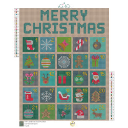 Diamond Painting Calendrier de l’Avent Pixel Noël |Lé-Li