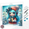 Diamond Painting Fillette Kawaii avec Cadeau de Noël
