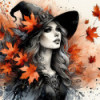 Diamond painting – La Sorcière d’Automne