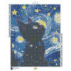 Diamond Painting Chat Noir Artistique Premium | Lé-Li