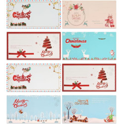 Lot de 8 cartes de Noël – Diamond Painting