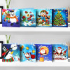 Lot de 8 cartes de Noël – Diamond Painting