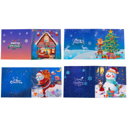 Lot de 4 cartes de Noël – Diamond Painting