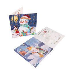 Lot de 4 cartes de Noël – Diamond Painting