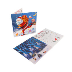 Lot de 4 cartes de Noël – Diamond Painting
