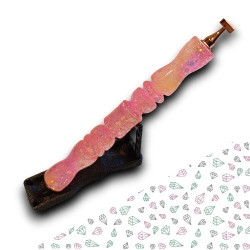 Stylet diamond painting long rose scintillant embouts or rose