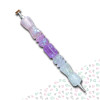 Stylet diamond painting dégradé rose lilas scintillant long