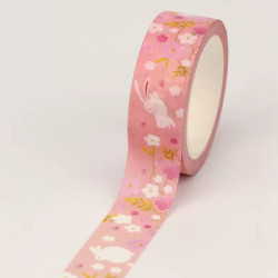 washi tape 1.5cm * 10m lapin de paques