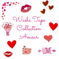 Washi tape Saint Valentin diamond painting 1,5 cm x 10 m | Lé-Li