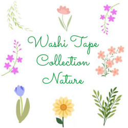 Washi tape Nature diamond painting 1,5 cm x 10 m | Lé-Li