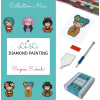 Mini kit Kokeshi – Broderie diamant japonaise | Lé-Li