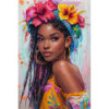 Diamond Painting femme tropicale colorée | Lé-Li