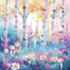 Diamond Painting Forêt Enchantée – 65 couleurs, paysage féérique | Lé-Li