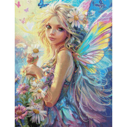 Diamond Painting Fée Fleurs et Papillons | Lé-Li
