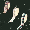 Ruban Washi Tape Noël 1,5 cm x 10 m - Décorations Festives